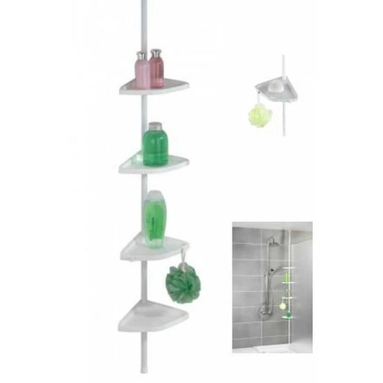 Wenko Teleskop Duschecke Easy Weiß 14 Wenko Teleskop Duschecke Easy Weiß – Bild 12