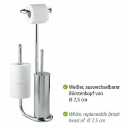 Wenko Stand WC-Garnitur Universalo Chrom -Günstiges Wenko Geschäft unnamed file 11599