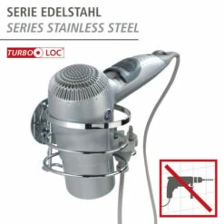 Wenko Turbo-Loc® Edelstahl Haartrocknerhalter 20 Wenko Turbo-Loc® Edelstahl Haartrocknerhalter -Günstiges Wenko Geschäft unnamed file 11656