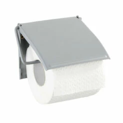 Wenko Toilettenpapierhalter Cover Grau