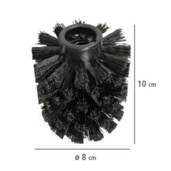 WENKO 10er Set Ersatzbürstenkopf Für Toilettenbürsten, Schwarz, Ø 8 Cm | Zum Einfachen Auswechseln -Günstiges Wenko Geschäft unnamed file 118