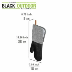 Wenko Topfhandschuhe Silikon Ada Schwarz, 2er -Günstiges Wenko Geschäft unnamed file 11859
