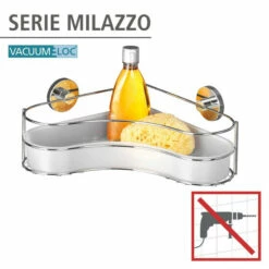 WENKO Vacuum-Loc Eckablage Milazzo, Befestigen Ohne Bohren; 20894800 -Günstiges Wenko Geschäft unnamed file 11879
