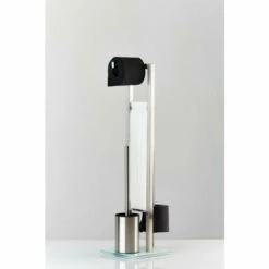 Wenko Stand WC-Garnitur Rivalta Edelstahl Matt -Günstiges Wenko Geschäft unnamed file 1188