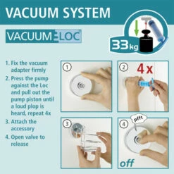 WENKO Vacuum-Loc Eckablage Milazzo, Befestigen Ohne Bohren; 20894800 -Günstiges Wenko Geschäft unnamed file 11882