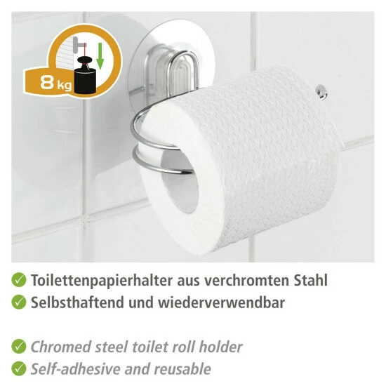 Wenko Static-Loc® Toilettenpapierhalter Osimo 8 Wenko Static-Loc® Toilettenpapierhalter Osimo – Bild 6