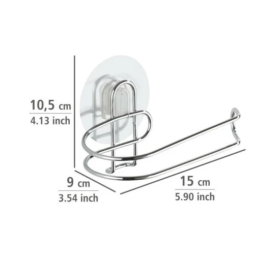 Wenko Static-Loc® Toilettenpapierhalter Osimo 10 Wenko Static-Loc® Toilettenpapierhalter Osimo – Bild 8