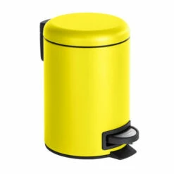 Wenko Kosmetik Treteimer Leman 3 L,Badeimer Pedaleimer Kosmetikeimer Mülleimer Gelb -Günstiges Wenko Geschäft unnamed file 11942