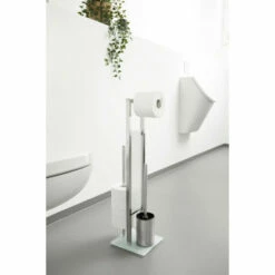 Wenko Stand WC-Garnitur Rivalta Edelstahl Matt -Günstiges Wenko Geschäft unnamed file 1195