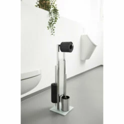 Wenko Stand WC-Garnitur Rivalta Edelstahl Matt -Günstiges Wenko Geschäft unnamed file 1196