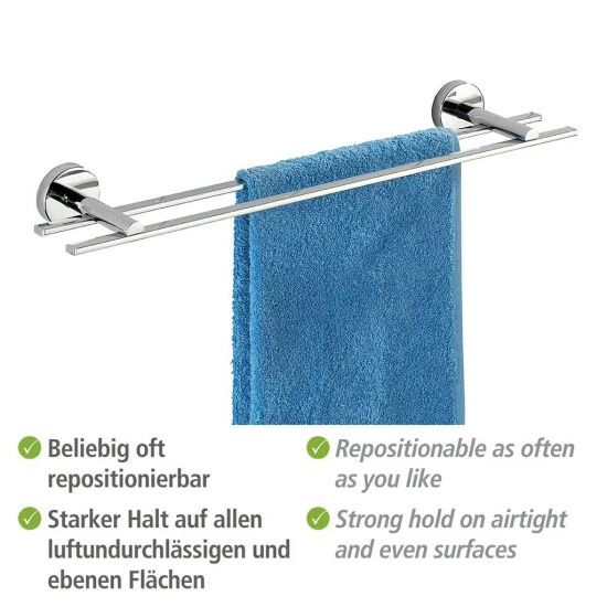 Wenko Vacuum-Loc® Badetuchstange Duo Capri 9 Wenko Vacuum-Loc® Badetuchstange Duo Capri – Bild 7