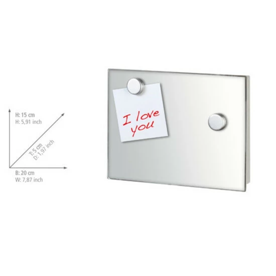 Wenko Schlüsselkasten Spiegel 20 X 15 Cm 8 Wenko Schlüsselkasten Spiegel 20 X 15 Cm – Bild 6