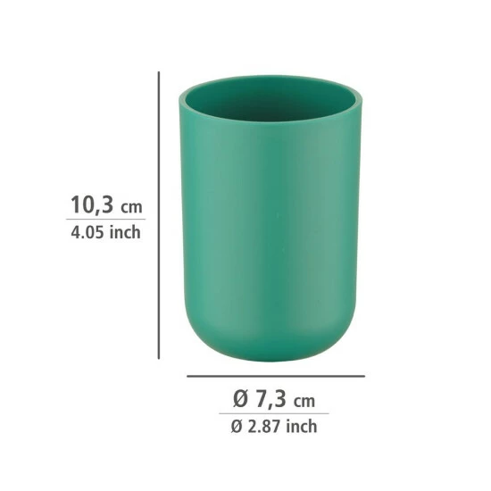 Wenko Zahnputzbecher Brasil Grün 6 Wenko Zahnputzbecher Brasil Grün – Bild 4