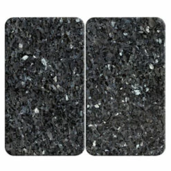 Wenko Herdabdeckplatte Universal Blauer Marmor 2er Set