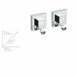 Wenko Vacuum-Loc® Haken-Set Eckig