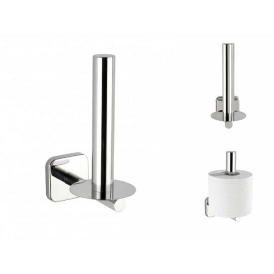 Wenko Toiletten-Ersatzrollenhalter Mezzano Edelstahl 9 Wenko Toiletten-Ersatzrollenhalter Mezzano Edelstahl – Bild 7