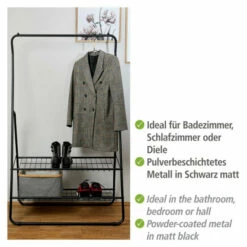 Wenko Kleiderständer Shiva Schwarz Matt -Günstiges Wenko Geschäft unnamed file 12128
