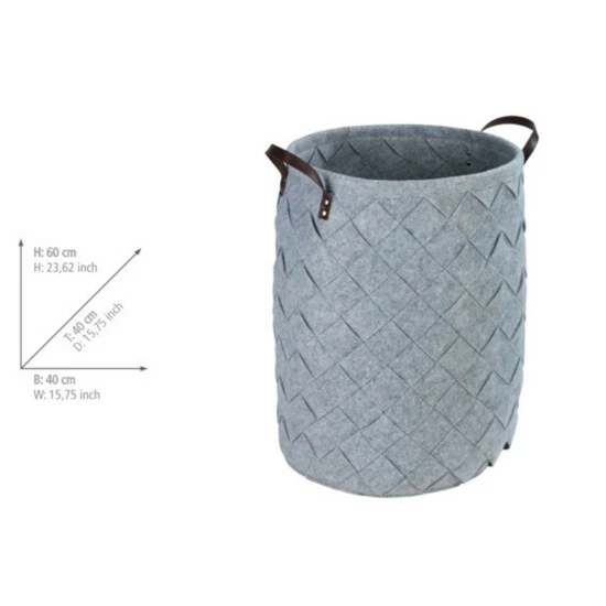 Wenko Wäschesammler Trovo Grau 8 Wenko Wäschesammler Trovo Grau – Bild 6