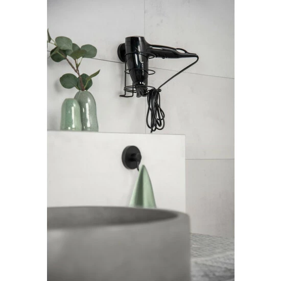 Wenko Vacuum-Loc® Haartrocknerhalter Milazzo Schwarz 6 Wenko Vacuum-Loc® Haartrocknerhalter Milazzo Schwarz – Bild 4