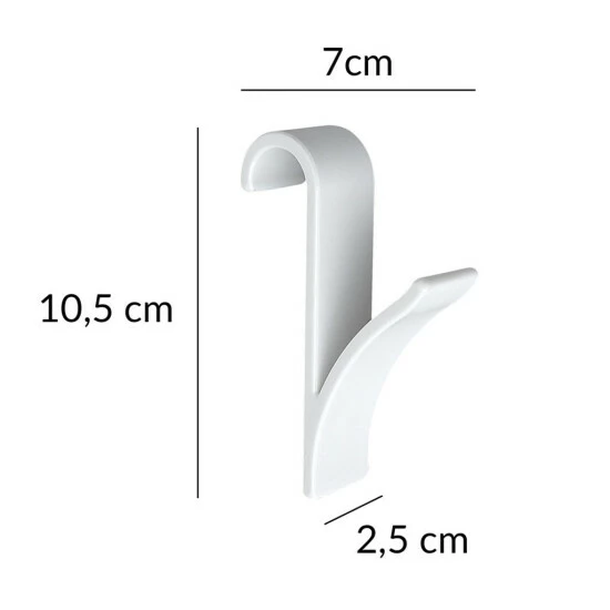 Wenko Rundheizkörper-Haken Weiß 6er Set 11 Wenko Rundheizkörper-Haken Weiß 6er Set – Bild 9