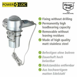 Wenko Haartrocknerhalter Bosio Matt Edelstahl -Günstiges Wenko Geschäft unnamed file 12184