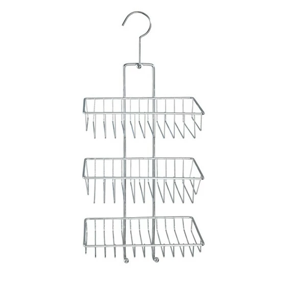 Wenko Exclusiv Duschcaddy Nivala 3 Ablagen & Reinigungsschwamm, 2er Set 6 Wenko Exclusiv Duschcaddy Nivala 3 Ablagen & Reinigungsschwamm, 2er Set – Bild 4