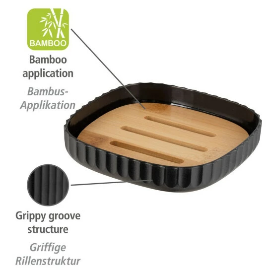 Wenko Seifenablage Rotello Schwarz 9 Wenko Seifenablage Rotello Schwarz – Bild 7