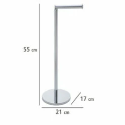 Wenko Stand Toilettenpapierhalter 2 In 1 Glänzend Edelstahl -Günstiges Wenko Geschäft unnamed file 1226