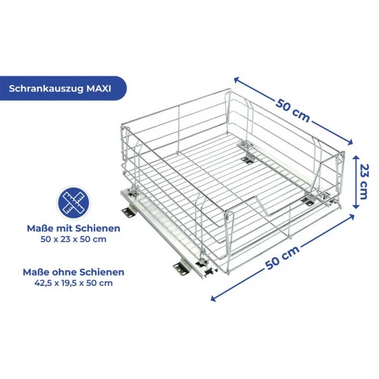 Wenko Schrankauszug Maxi 5 Wenko Schrankauszug Maxi – Bild 3