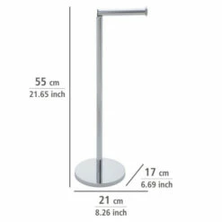 Wenko Stand Toilettenpapierhalter 2 In 1 Glänzend Edelstahl -Günstiges Wenko Geschäft unnamed file 1228