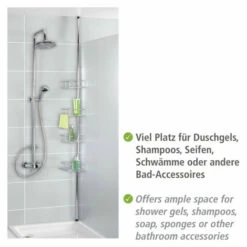 Wenko Teleskop-Eckregal Dolcedo Edelstahl -Günstiges Wenko Geschäft unnamed file 12286