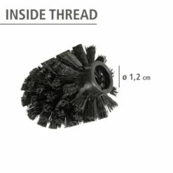 WENKO 10er Set Ersatzbürstenkopf Für Toilettenbürsten, Schwarz, Ø 8 Cm | Zum Einfachen Auswechseln -Günstiges Wenko Geschäft unnamed file 123