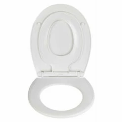 Wenko WC-Sitz Syros Easy Close, Thermoplast, Farbe Weiß