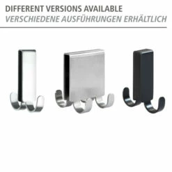 Wenko Doppel-Duschhaken Vieste Edelstahl Matt -Günstiges Wenko Geschäft unnamed file 12449