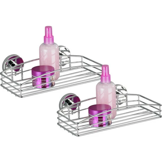 Wenko Vacuum-Loc® Wandablage 2er Set 3 Wenko Vacuum-Loc® Wandablage 2er Set