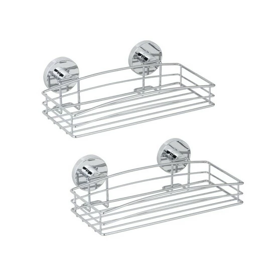 Wenko Vacuum-Loc® Wandablage 2er Set 7 Wenko Vacuum-Loc® Wandablage 2er Set – Bild 5