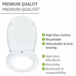 Wenko WC-Sitz Polar Mit Hochglanz-Oberfläche 12 Wenko WC-Sitz Polar Mit Hochglanz-Oberfläche -Günstiges Wenko Geschäft unnamed file 12543