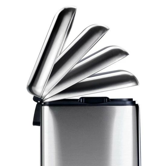 Wenko Treteimer Studio Easy-Close Duo Edelstahl 2 X 12 L 9 Wenko Treteimer Studio Easy-Close Duo Edelstahl 2 X 12 L – Bild 7