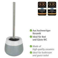 Wenko WC-Garnitur Malta Grau/Weiß Keramik -Günstiges Wenko Geschäft unnamed file 12734