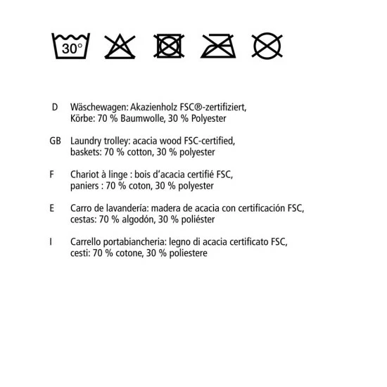Wenko Wäschewagen Acina 3 Schubladen 13 Wenko Wäschewagen Acina 3 Schubladen – Bild 11