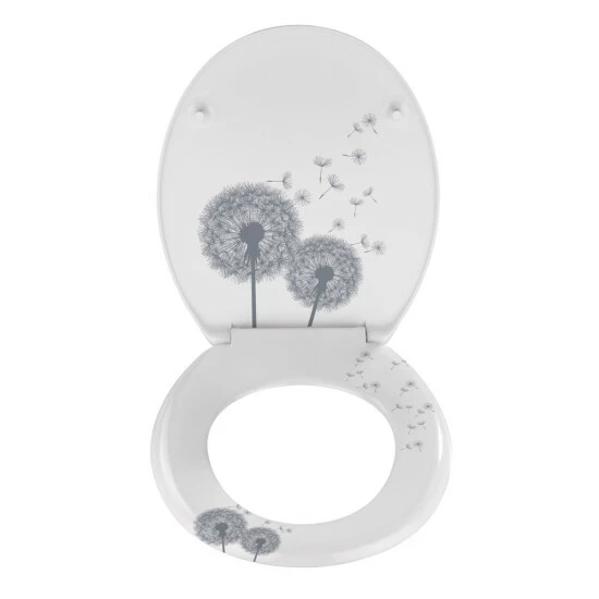 WENKO Toilettensitz Astera, 38 X 45 Cm - WC-Sitz Mit Absenkautomatik (Easy Close) Und Komfortabler Fix Clip Befestigung | Inkl. 2er Set Reinigungsschwämme Gratis 5 WENKO Toilettensitz Astera, 38 X 45 Cm - WC-Sitz Mit Absenkautomatik (Easy Close) Und Komfortabler Fix Clip Befestigung | Inkl. 2er Set Reinigungsschwämme Gratis – Bild 3