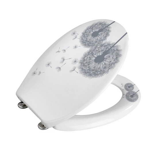 WENKO Toilettensitz Astera, 38 X 45 Cm - WC-Sitz Mit Absenkautomatik (Easy Close) Und Komfortabler Fix Clip Befestigung | Inkl. 2er Set Reinigungsschwämme Gratis 6 WENKO Toilettensitz Astera, 38 X 45 Cm - WC-Sitz Mit Absenkautomatik (Easy Close) Und Komfortabler Fix Clip Befestigung | Inkl. 2er Set Reinigungsschwämme Gratis – Bild 4