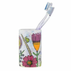 Wenko Zahnputzbecher Rollin'Art Full Bloom -Günstiges Wenko Geschäft unnamed file 12871