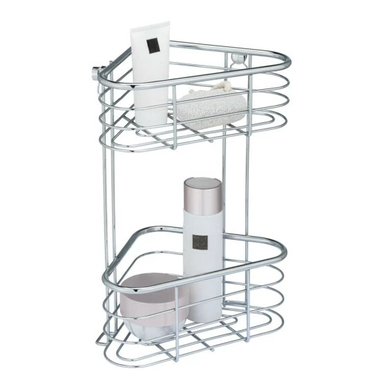 Wenko Edelstahl Eckregal Trestina 2 Etagen 13 Wenko Edelstahl Eckregal Trestina 2 Etagen – Bild 11