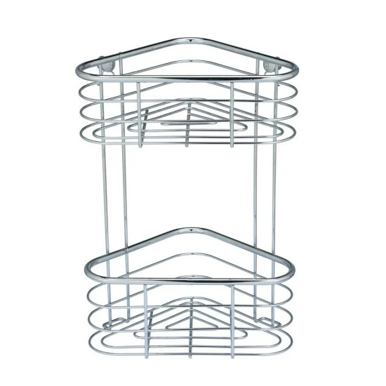 Wenko Edelstahl Eckregal Trestina 2 Etagen 14 Wenko Edelstahl Eckregal Trestina 2 Etagen – Bild 12