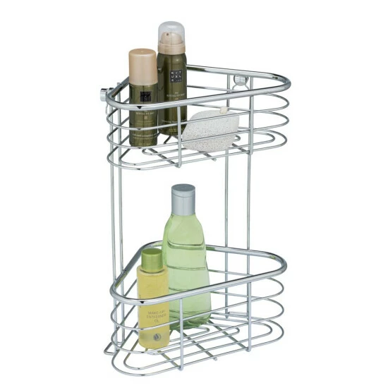 Wenko Edelstahl Eckregal Trestina 2 Etagen 15 Wenko Edelstahl Eckregal Trestina 2 Etagen – Bild 13