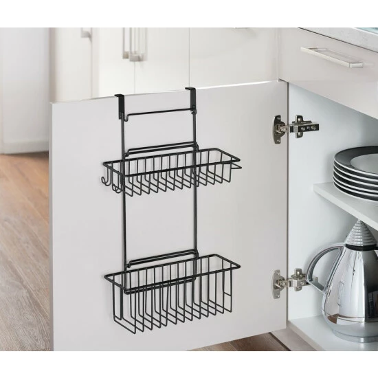 Wenko Küchenschrank Einhängregal Flexi Schwarz 4 Wenko Küchenschrank Einhängregal Flexi Schwarz – Bild 2