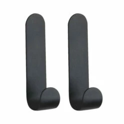 Wenko Wandhaken Monel Schwarz, 2er -Günstiges Wenko Geschäft unnamed file 12897