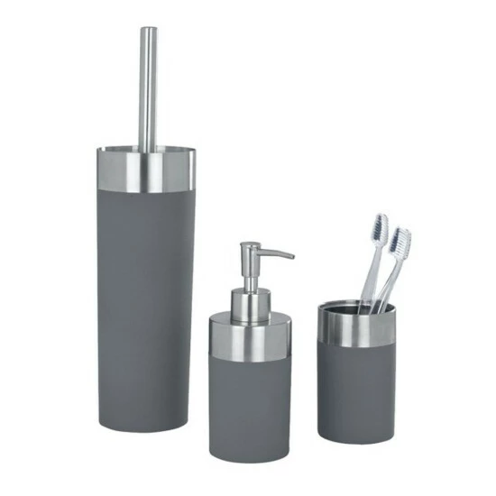 Wenko Seifenspender Creta Grey 4 Wenko Seifenspender Creta Grey – Bild 2