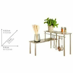 Wenko Küchen-Eckregal Mit 2 Ablagen Edelstahl -Günstiges Wenko Geschäft unnamed file 13188